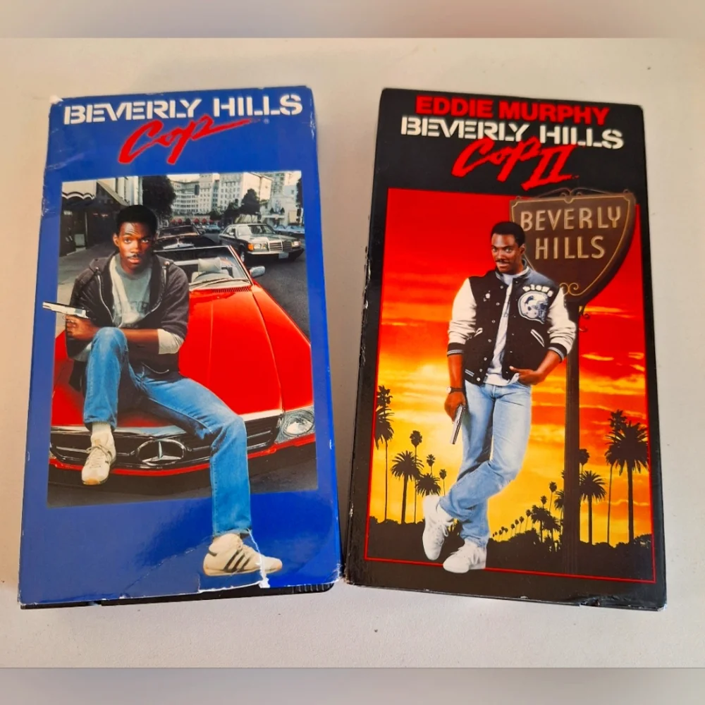 Beverly Hills Cop 1 & 2 VHS Tapes - Picture 1 of 2